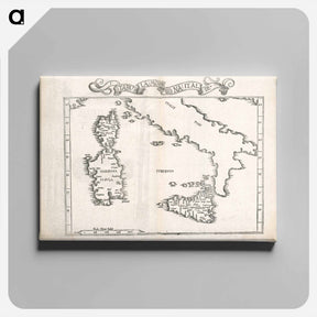 アートパネル-Tabula moderna Italie
 - ボストン公共図書館 Canvas.