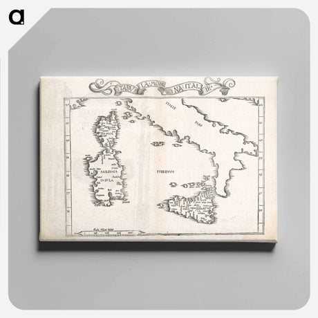 アートパネル-Tabula moderna Italie
 - ボストン公共図書館 Canvas.