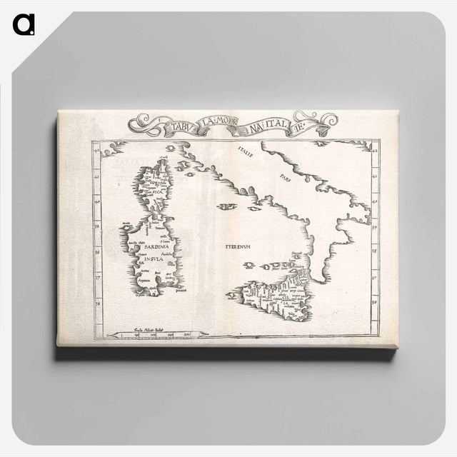 アートパネル-Tabula moderna Italie
 - ボストン公共図書館 Canvas.
