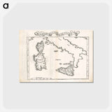 アートポストカード-Tabula moderna Italie
 - ボストン公共図書館 Postcard.