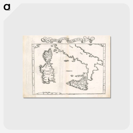 アートポストカード-Tabula moderna Italie
 - ボストン公共図書館 Postcard.