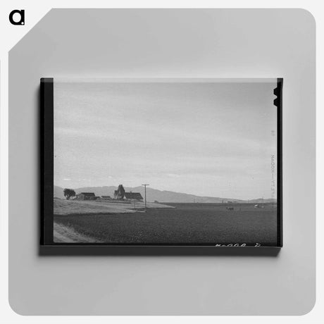 アートパネル-Harrowing a Field
 - ラッセル リー Canvas.