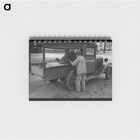 アートメモ帳-Fruit Vendor, Meriden
 - ラッセル リー Memo.