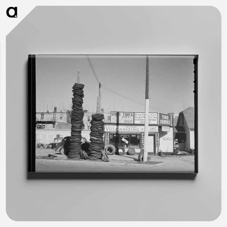 アートパネル-Used Tires, Minot
 - ラッセル リー Canvas.