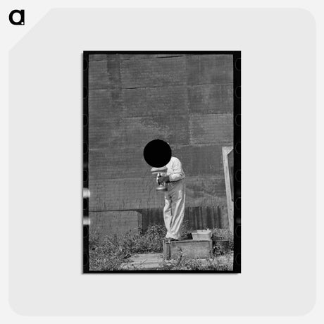 アートポストカード-The Auctioneer at S.W. Sparlin Sale
 - ラッセル リー Postcard.