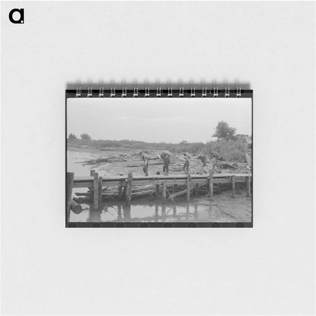 アートメモ帳-Unloading Oysters, New Orleans
 - ラッセル リー Memo.