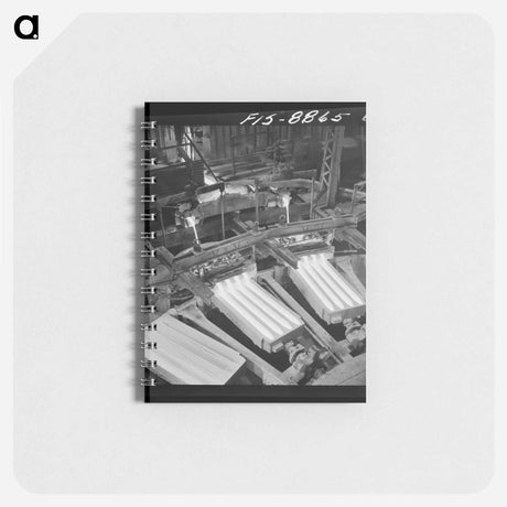 アートメモ帳-Pouring Copper Wire Bars
 - ラッセル リー Memo.