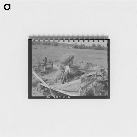 アートメモ帳-Alfalfa Threshing
 - ラッセル リー Memo.