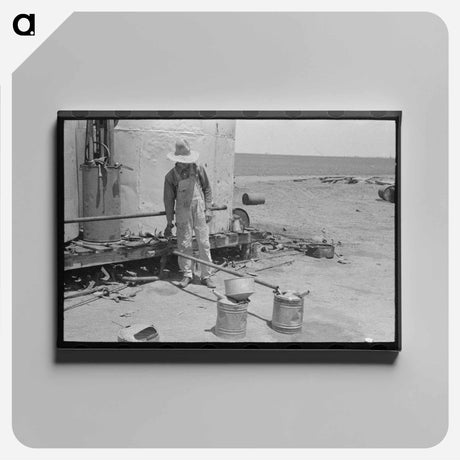 アートパネル-Gasoline for Tractors
 - ラッセル リー Canvas.