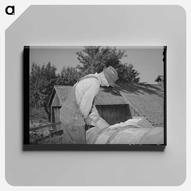 アートパネル-Cooperative Orchard Sprayer
 - ラッセル リー Canvas.