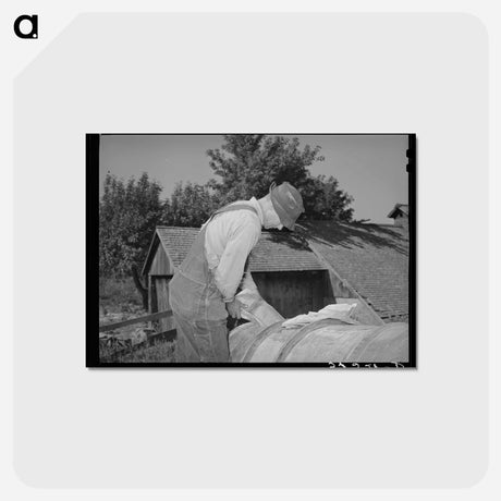 アートポストカード-Cooperative Orchard Sprayer
 - ラッセル リー Postcard.