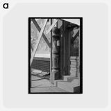 アートポストカード-Barber Pole, Williston
 - ラッセル リー Postcard.