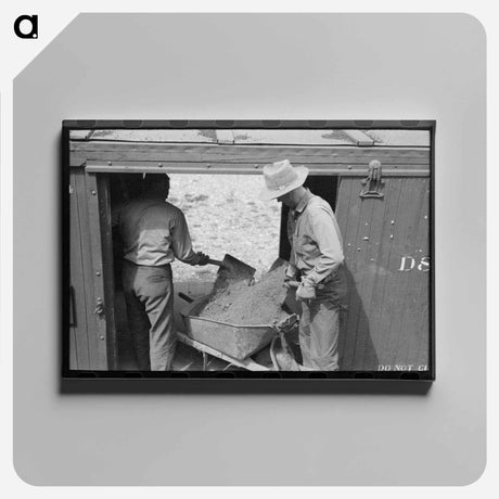 アートパネル-Loading Gold Ore, Ouray
 - ラッセル リー Canvas.