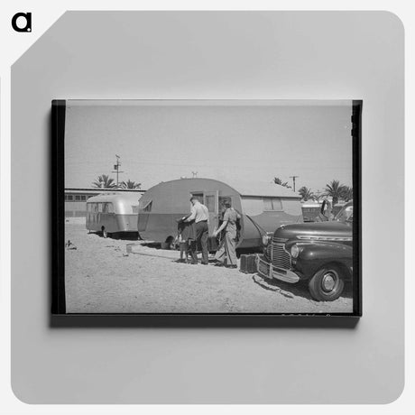 アートパネル-Defense Workers' New Home
 - ラッセル リー Canvas.