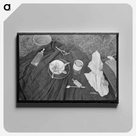 アートパネル-Migrant Family Camp
 - ラッセル リー Canvas.