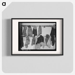 アートポスター-Cloakroom in Rural School
 - ラッセル リー Poster.