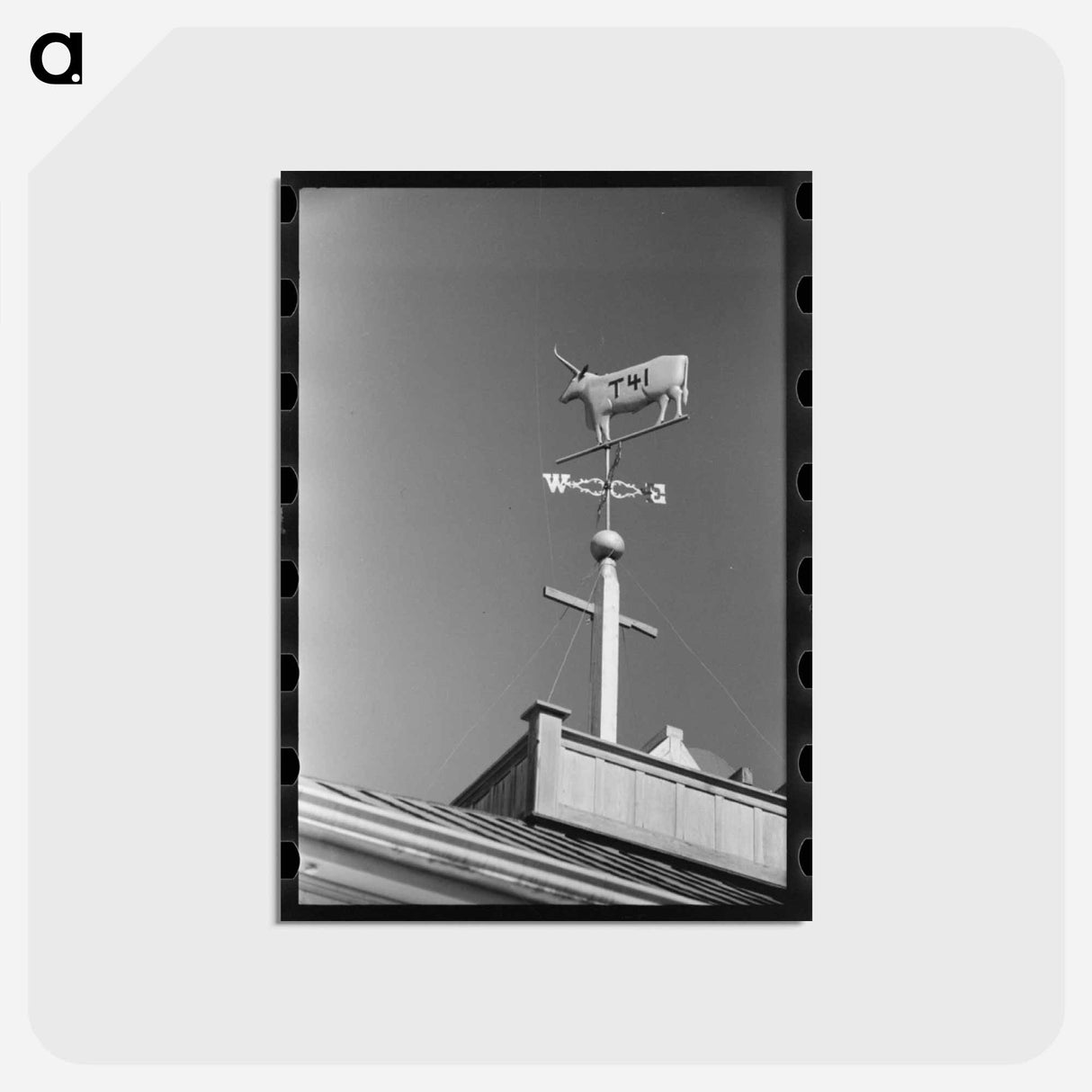 アートポストカード-Gonzales Weather Vane
 - ラッセル リー Postcard.