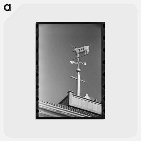 アートポストカード-Gonzales Weather Vane
 - ラッセル リー Postcard.