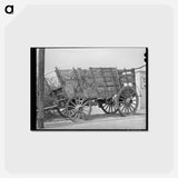 アートポストカード-Twenty-Mule Team at Tombstone
 - ラッセル リー Postcard.