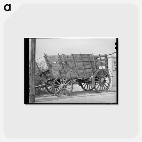 アートポストカード-Twenty-Mule Team at Tombstone
 - ラッセル リー Postcard.