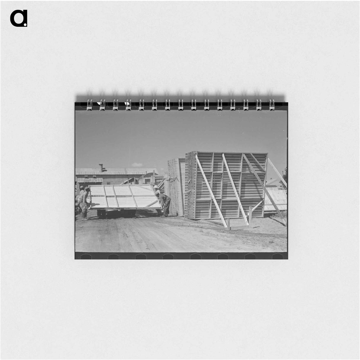 アートメモ帳-Barn Panel Delivery
 - ラッセル リー Memo.