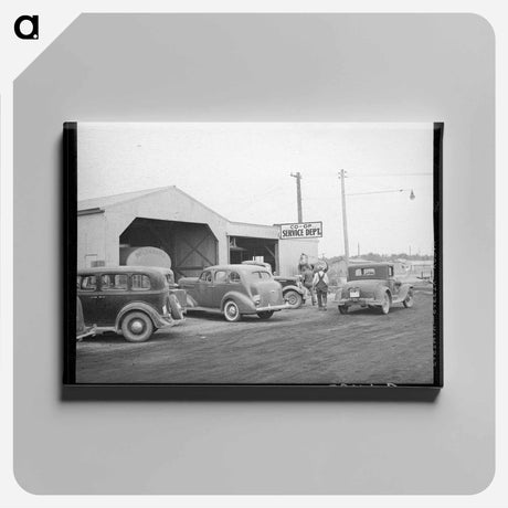 アートパネル-Automobile Service Department
 - ラッセル リー Canvas.