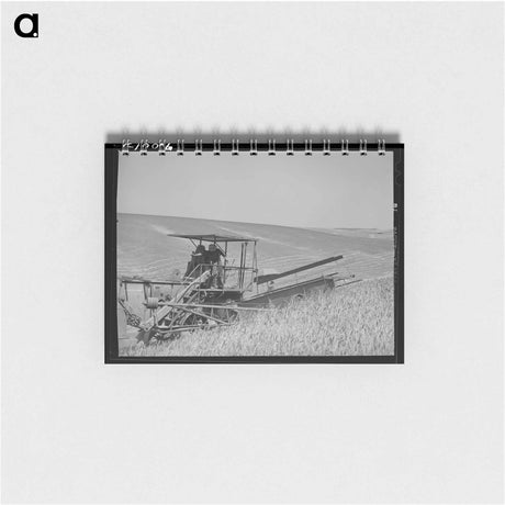 アートメモ帳-Combine. Whitman County, Washington
 - ラッセル リー Memo.
