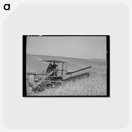 アートポストカード-Combine. Whitman County, Washington
 - ラッセル リー Postcard.