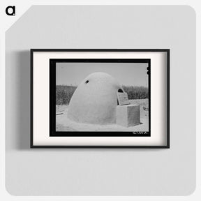 アートポスター-Adobe Oven, Chamisal
 - ラッセル リー Poster.