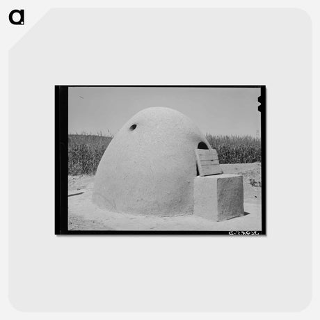 アートポストカード-Adobe Oven, Chamisal
 - ラッセル リー Postcard.
