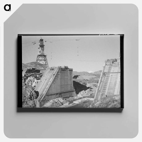 アートパネル-Shasta Dam Under Construction
 - ラッセル リー Canvas.