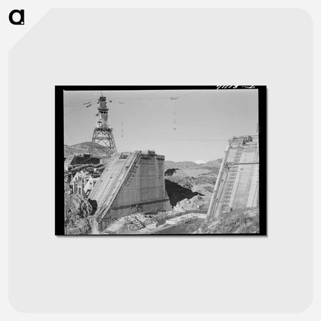 アートポストカード-Shasta Dam Under Construction
 - ラッセル リー Postcard.