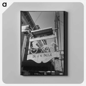 アートパネル-Crowley Doctor's Office Sign
 - ラッセル リー Canvas.