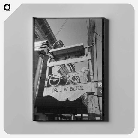 アートパネル-Crowley Doctor's Office Sign
 - ラッセル リー Canvas.