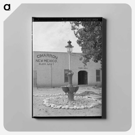 アートパネル-Cimarron Town Hall
 - ラッセル リー Canvas.