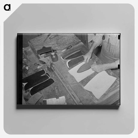 アートパネル-Courthouse Detail, Gatesville
 - ラッセル リー Canvas.