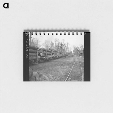 アートメモ帳-Lumber Train to Rhinelander
 - ラッセル リー Memo.