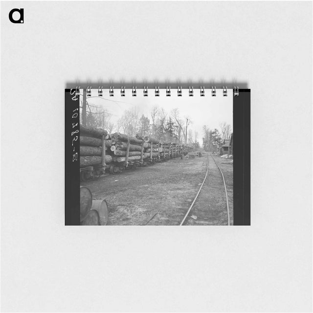 アートメモ帳-Lumber Train to Rhinelander
 - ラッセル リー Memo.