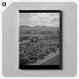 アートパネル-Sheep in Grant County
 - ラッセル リー Canvas.