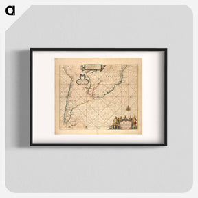 アートポスター-Sea Coast of Brazil and the South Sea
 - ボストン公共図書館 Poster.