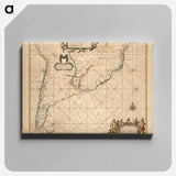 アートパネル-Sea Coast of Brazil and the South Sea
 - ボストン公共図書館 Canvas.