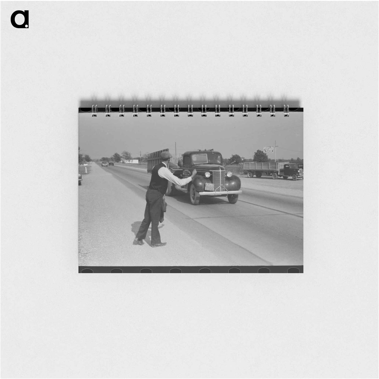 アートメモ帳-Hitchhiker at City Limits
 - ラッセル リー Memo.