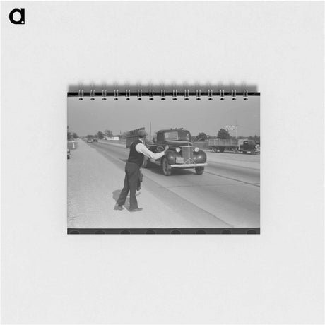 アートメモ帳-Hitchhiker at City Limits
 - ラッセル リー Memo.
