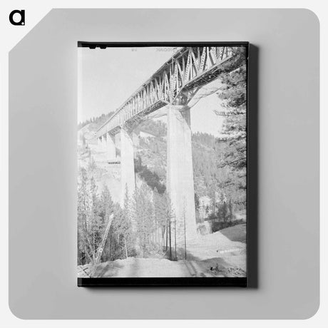 アートパネル-Pit River Bridge
 - ラッセル リー Canvas.