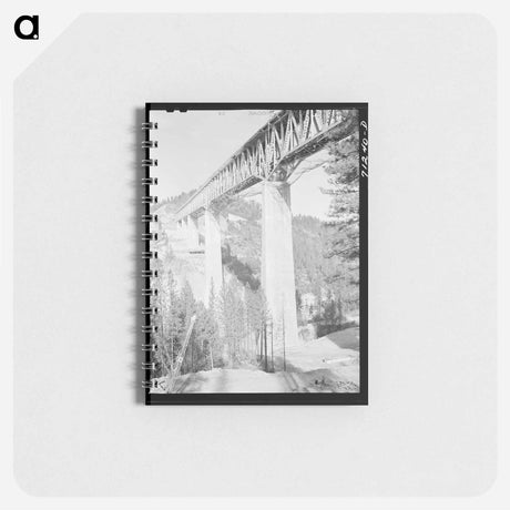 アートメモ帳-Pit River Bridge
 - ラッセル リー Memo.