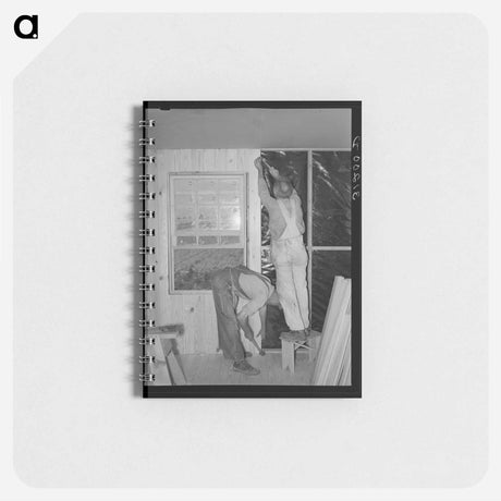 アートメモ帳-Field House Erection
 - ラッセル リー Memo.