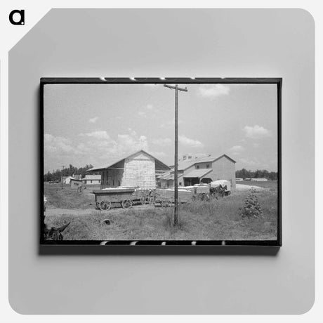 アートパネル-Cotton Gin, Lehi, Arkansas
 - ラッセル リー Canvas.