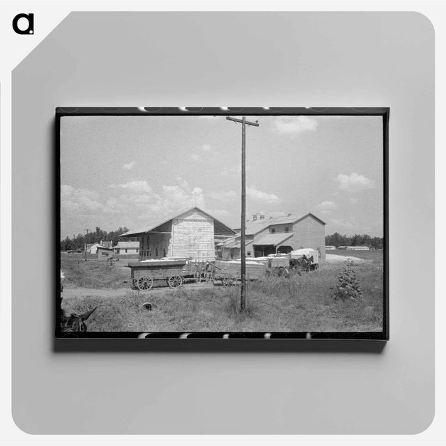 アートパネル-Cotton Gin, Lehi, Arkansas
 - ラッセル リー Canvas.