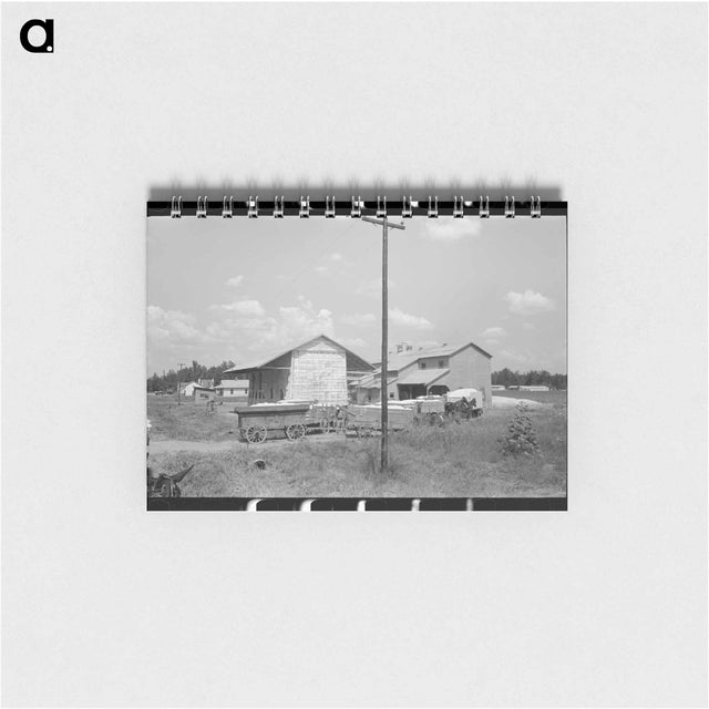 アートメモ帳-Cotton Gin, Lehi, Arkansas
 - ラッセル リー Memo.