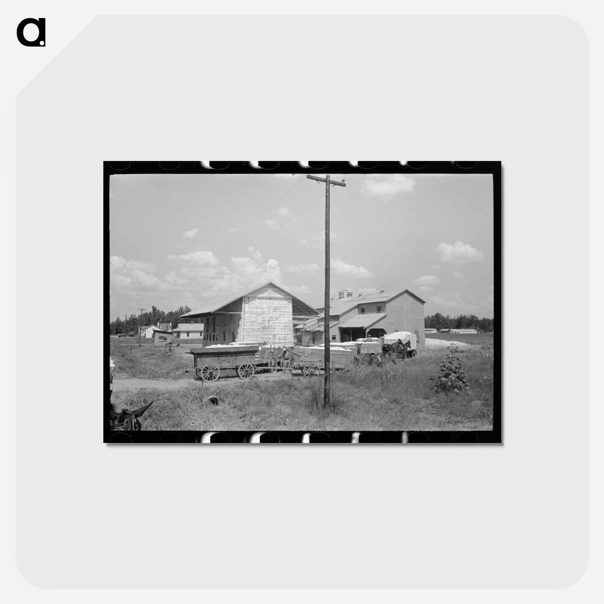 アートポストカード-Cotton Gin, Lehi, Arkansas
 - ラッセル リー Postcard.